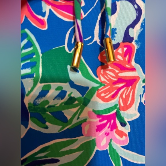 Lilly pulitzer UPF 50+ ChillyLilly Lilblock popover Hooded Face Mask xxs - Picture 9 of 11